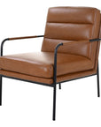 Verlaine - Armchair - Chestnut Brown