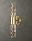 Cret - 2 Light LED Brass Sconce - Bronze