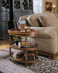 Commerce And Market - Oval Accent Table - Light Brown