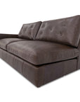 Thurlow - Left Arm Facing Sofa Leather - Espresso Brown