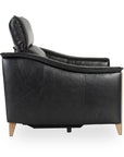 Cullman - Leather Power Recliner Accent Chair - Black