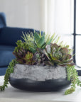 Yuma - Succulent Centerpiece - Gray