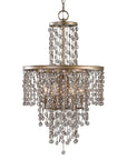 Valka - 6 Light Crystal Chandelier - Light Brown