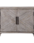 Adalind - Washed Accent Cabinet - White Washed