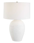 Reyna - Chalk Table Lamp - White