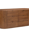 Theo - 6 Drawer Dresser - Brown