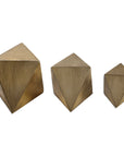 Rhombus - Accents (Set of 3) - Champagne