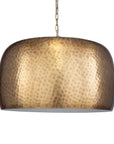Lemont - Hammered Brass 1 Light Pendant - Brass