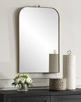 Cassidy - Brass Arch Mirror