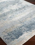 Bremen - Modern 5 X 7.5 Rug - Pearl Silver & Blue