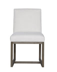 Modern - Carter Side Chair (Set of 2) - White / Charcoal