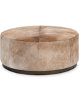 Andre - 40" Round Ottoman - Canyon Dust