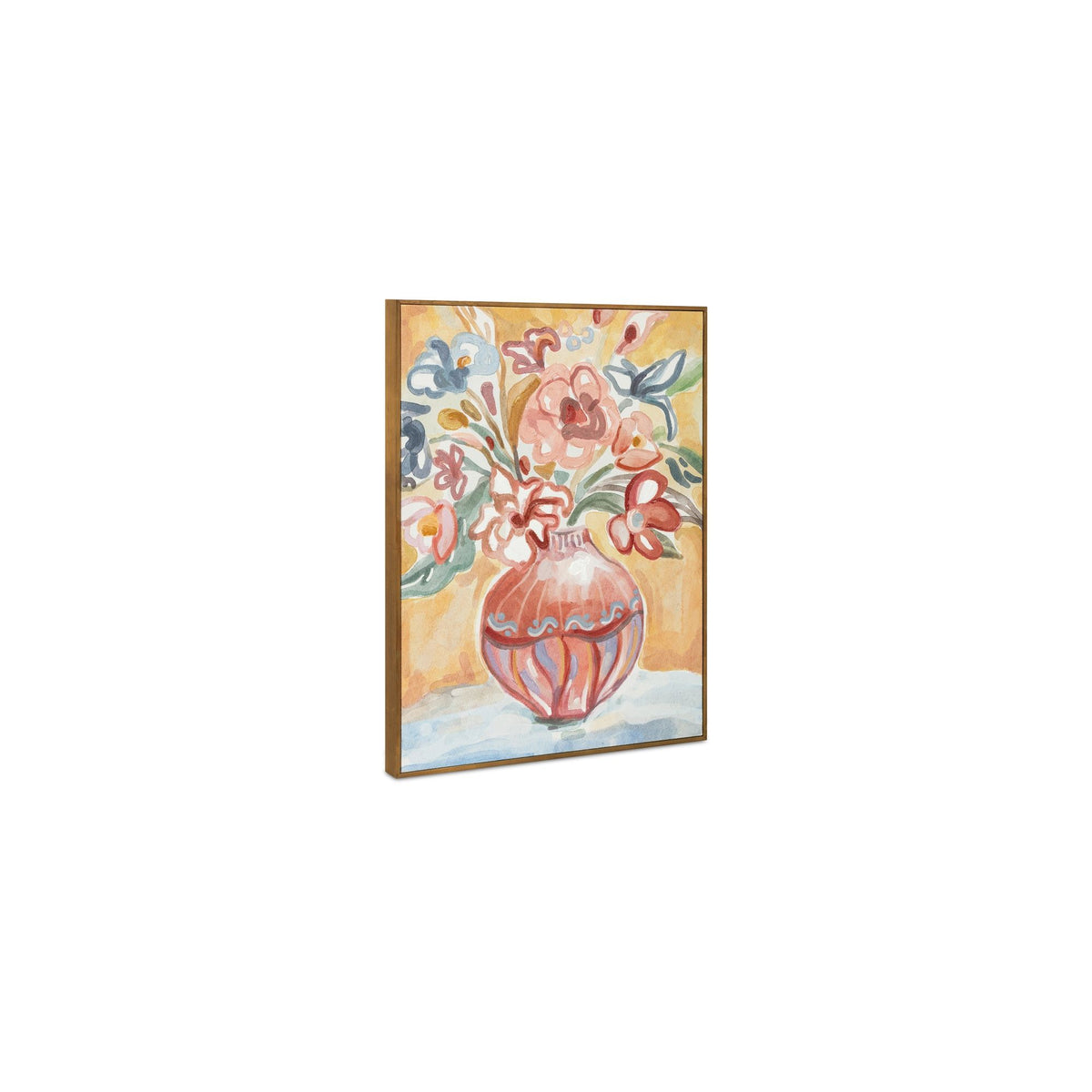 Gardener - Framed Painting - Natural