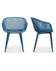 Piazza - Outdoor Chair Chair (Set of 2) - Blue