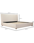 Luzon - Queen Bed - Wheat
