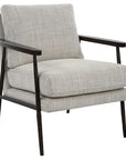 Sebastian - Cast Iron Accent Chair - Gray