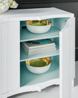 Melange - Corinth 4-Door Entertainment Console - White