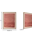 Solo - Framed Painting - Pink