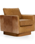 Lathe - Leather/Hide Accent Chair