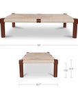 Kaia - Outdoor Coffee Table - Dark Brown