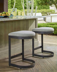 Maude - Outdoor Counter Stool - White / Black