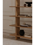 Casey - Large Standard Bookcase - Light Brown