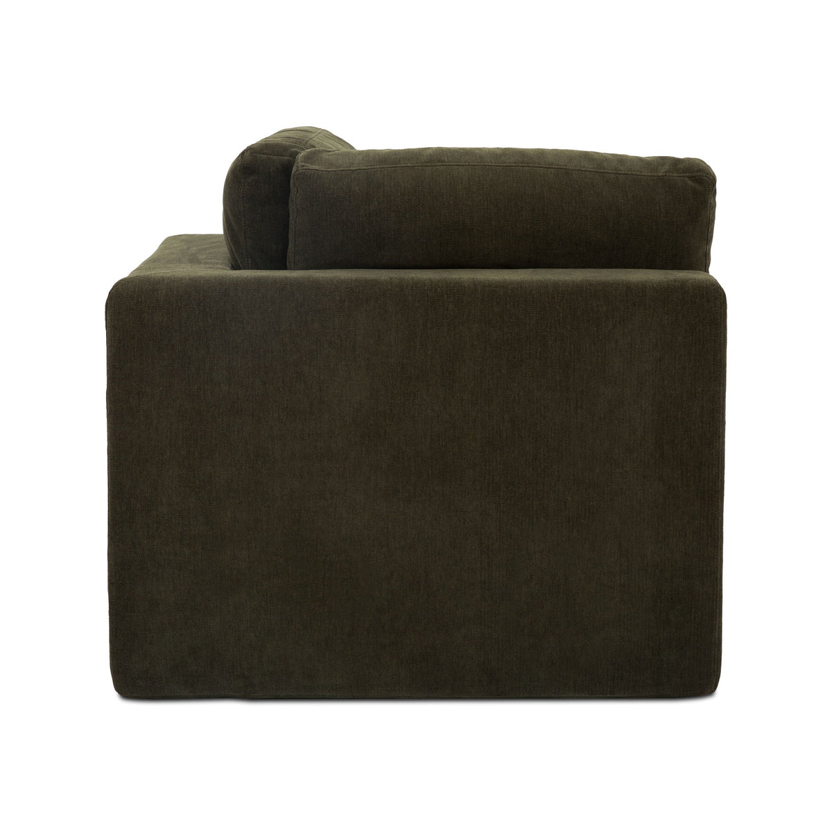 Cates - Corner Chair - Dark Green