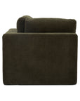 Cates - Corner Chair - Dark Green