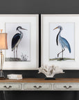 Shore Birds - Framed Prints (Set of 2) - Black
