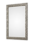 Evelina - Leaves Mirror - Silver