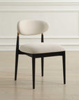 Moxie - Armless Dining Chair (Set of 2) - Black / Off White