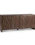 Braxton - 4 Door Cabinet - Tundra Brown