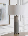 Abdel - Glaze Table Lamp - Gray