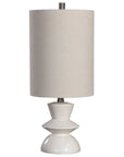 Stevens - Bleached Wood Buffet Lamp - White