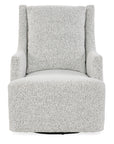 Millie - Swivel Chair - Pearl Silver