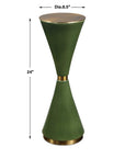Ronde - Drink Table - Brass / Jade Green