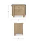 Loren - Large Nightstand - Natural