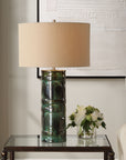 Loch - Green Glaze Table Lamp