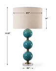 Palawan - Blue Glaze Table Lamp