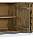 Commerce And Market - 4-Door Entertainment Console - Light Brown