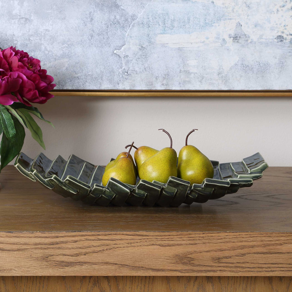 Harbor Ridge - Bowl - Olive Green