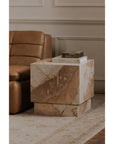 Layla - Side Table - Breccia Marble