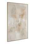 Remedy - Hand Painted Modern Canvas - Brown / Gray / White / Woodtone