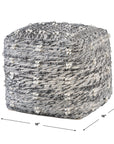 Narol - Gray Pouf