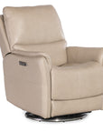 Soiree - Zero Gravity Swivel With Power Headrest and Lumbar - Beige