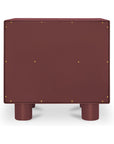 Jolene - Accent Nightstand - Deep Red