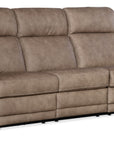 Duncan - Power Sofa With Power Headrest & Lumbar - Light Brown