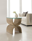 Melange - Lenny Woven End Table