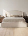 Weston - King Storage Bed - Cream