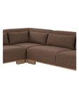 June - Corner Modular Sectional - Dark Brown